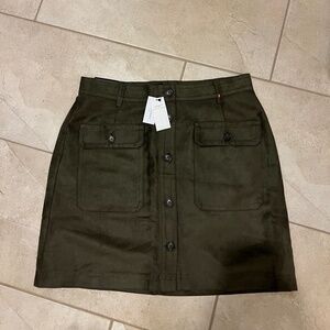 Banana Republic faux suede skirt